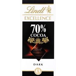 Lindt Excellence Dark 70% Bar 100g