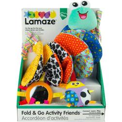 Lamaze Fold & Go Activity Friends – Infant Carrier and Stroller On-the-Go Toy