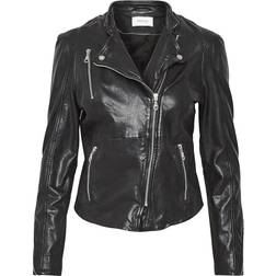 Gestuz Joannagz Leather Jacket - Black