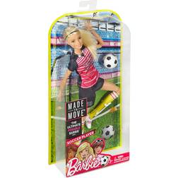 Barbie Made to Move Doll Football Player