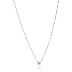 Gynning Jewelry Älskad Mini Necklace - Silver/Transparent