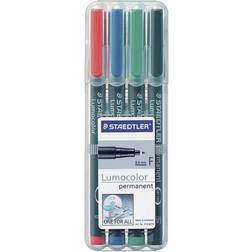 Staedtler Lumocolor Permanent Pen 318 4-pack