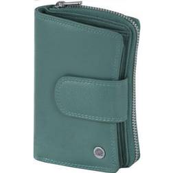 Greenburry Spongy Nappa Leather Wallet - Petrol