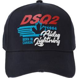 DSquared2 Friday Lightning Baseball Cap - Dark Blue