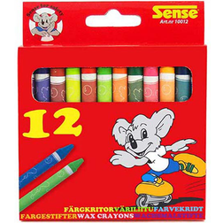 Sense Wax Crayons 12-pack