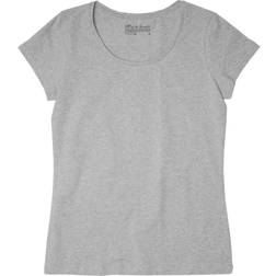 Bread & Boxers Crew-Neck T-shirt Women - Grey Melange