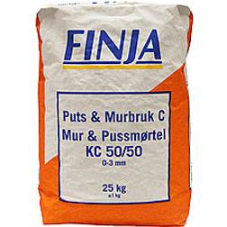 Finja Puts- & Murbruk C 0-3mm 25kg