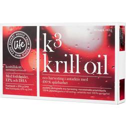 Life K3 Krill Oil 60pcs 60 st