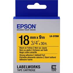 Epson LabelWorks Black on Yellow