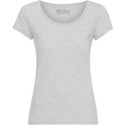 Bread & Boxers Crew-Neck Relaxed T-shirt Women - Grey Melange