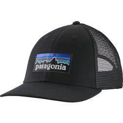 Patagonia P-6 Logo LoPro Trucker Hat - Black
