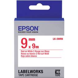 Epson LabelWorks Red on White