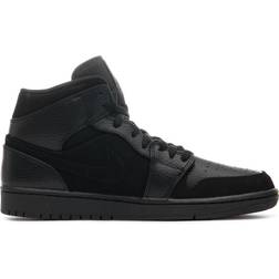 Nike Air Jordan 1 Mid - Black/Dark Smoke-Grey