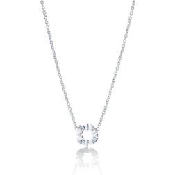 Gynning Jewelry Bricks Explosion Mini Necklace - Silver/Transparent