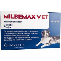 Novartis Dog Milbemax Vet 2 Tablets