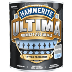 Hammerite Ultima Metallfärg Light Grey, Dark Grey 0.75L