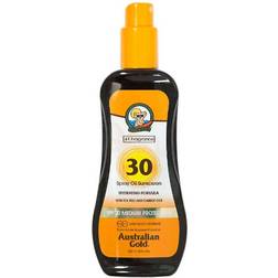 Australian Gold Spray Oil Sunscreen Hydrating Formula Carrot Oil SPF30 237ml