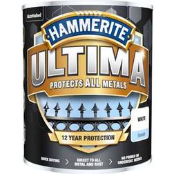 Hammerite Ultima Metallfärg Vit 0.75L