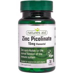 Natures Aid Zinc Picolinate 15mg 30 st