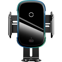 Baseus Light Electric Car Holder with Wireless Charger