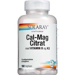 Solaray Cal-Mag Citrate with Vitamin D 150 st