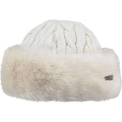 Barts Fur Cable Beret - White