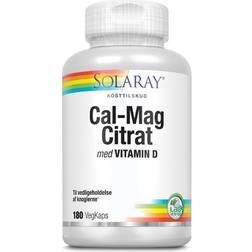 Solaray Cal-Mag Citrate with Vitamin D 180 st