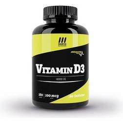 North Nutrition Vitamin D3 4000IE 180 st