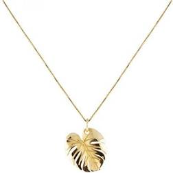 Emma Israelsson Palm Leaf Necklace - Gold