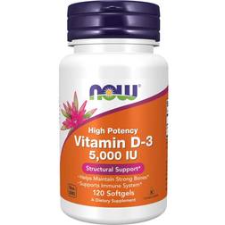 Now Foods Vitamin D-3 5000 IU 120 st