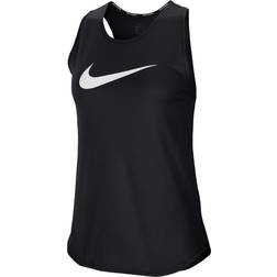 Nike Swoosh Run Tank Top Women - Black/White