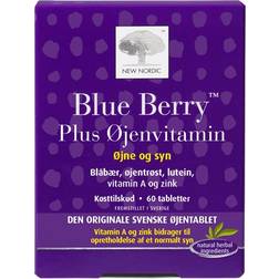 New Nordic Blue Berry Plus Øjenvitamin 60 st