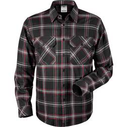 Fristads Kansas 7421 MSF Flannel Shirt - Black
