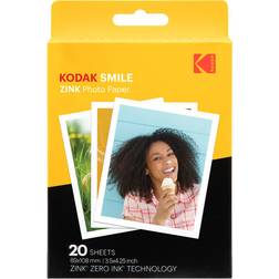 Kodak Zink Paper 3.5x4.25" (20 Pack)
