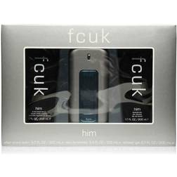 French Connection FCUK Rebel for Him Gift Set EdT 100ml + Shower Gel 200ml + After Shave Balm 200ml