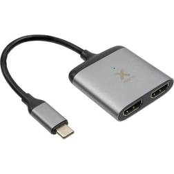 Xtorm USB C - 2xHDMI M-F Adapter