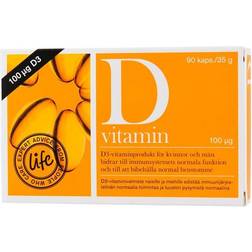 Life D-vitamin 100mcg 60 st