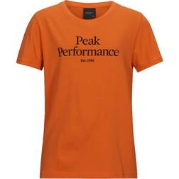 Peak Performance Junior Original Tee - Orange Altitude (G66760032-86X)