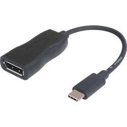 I-TEC USB C-DisplayPort 3.1 M-F 0.2m