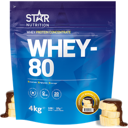Star Nutrition Whey-80 Chocolate Banana 4kg