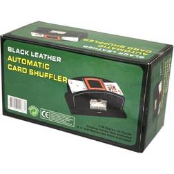 Black Leather Automatic Card Shuffler