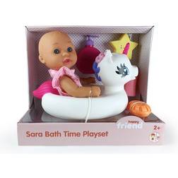 Happy Friend Sara Bath Time Playset