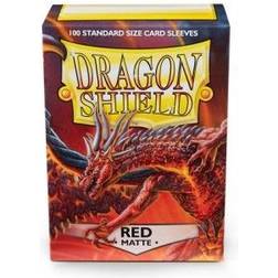 Dragon Shield Red Matte 100 Sleeves