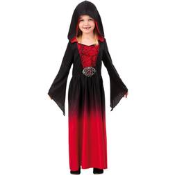 Hisab Joker Red Dress w. Hood Childrens Costume
