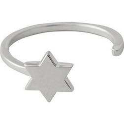 Design Letters Star Ring - Silver