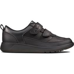 Clarks Kid's Scape Flare - Black Leather