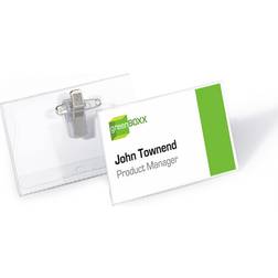 Durable Name Badge with Combination Clip