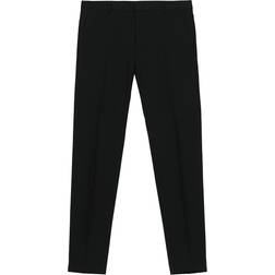 Calvin Klein Slim Wool Stretch Suit Trousers - Perfect Black