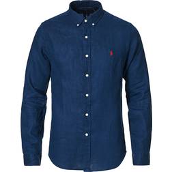 Polo Ralph Lauren Linen Button Down Shirt - Newport Navy