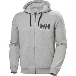 Helly Hansen HH Logo Full Zip Hoodie - Grey Melang